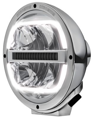 HALOGEN DALEKOSIĘŻNY CHROMOWANY FULL LED HELLA
