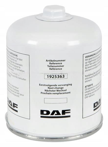 WKŁAD OSUSZACZA DAF XF 105 EURO 6 ORGINAŁ 1925363