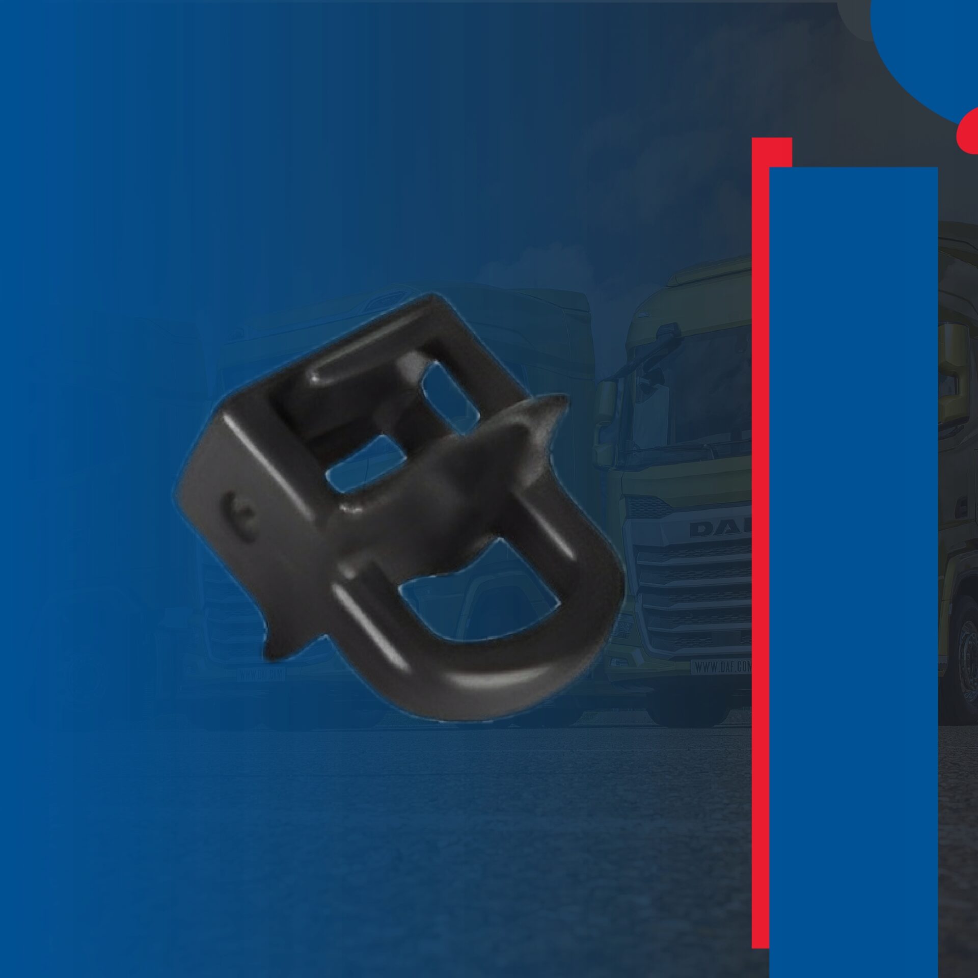 PROWADNICA ZASŁONY DAF OE 1651089