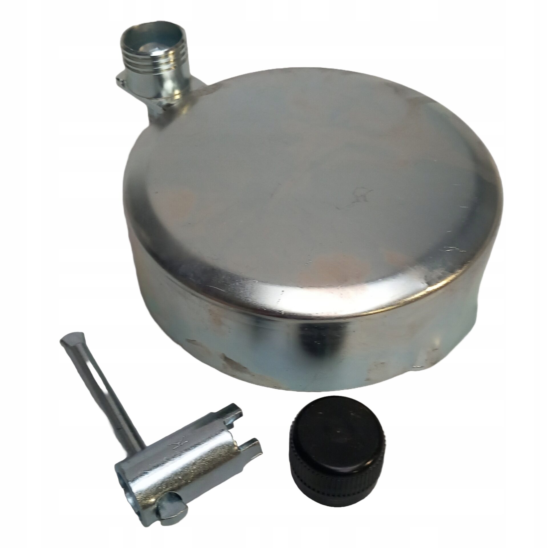 ZAMEK Ø80 PUSZKA TRÓJZĄB OCYNKOWANA [K80/PATENT/OCYNK]