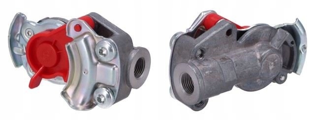 ZŁĄCZE TWARDE EURO CZERWONE M16X1,5MM