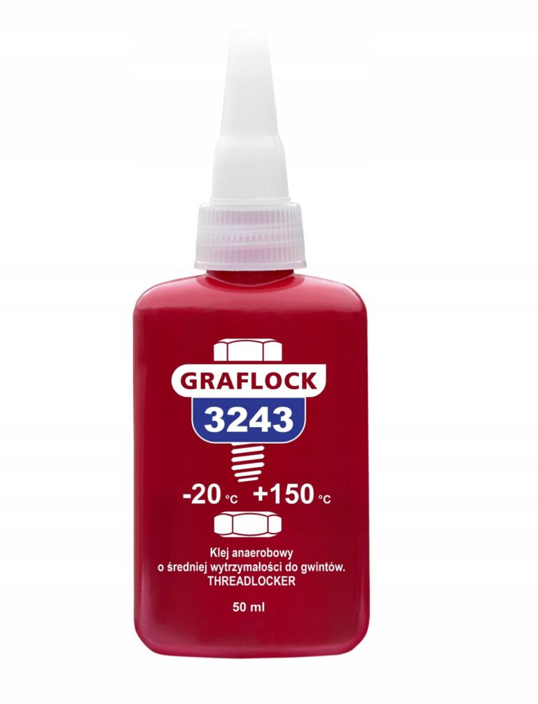 Klej do gwintów anaerobowy Graflock 3243 Professional 50ml Loctite 243
