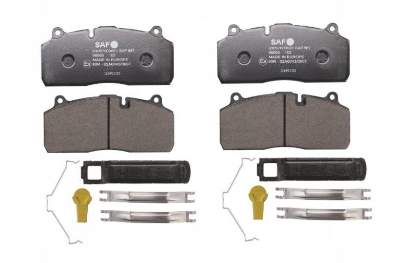 KLOCKI HAMULCOWE SAF SBS 2220 ZACISKI HALDEX SAF