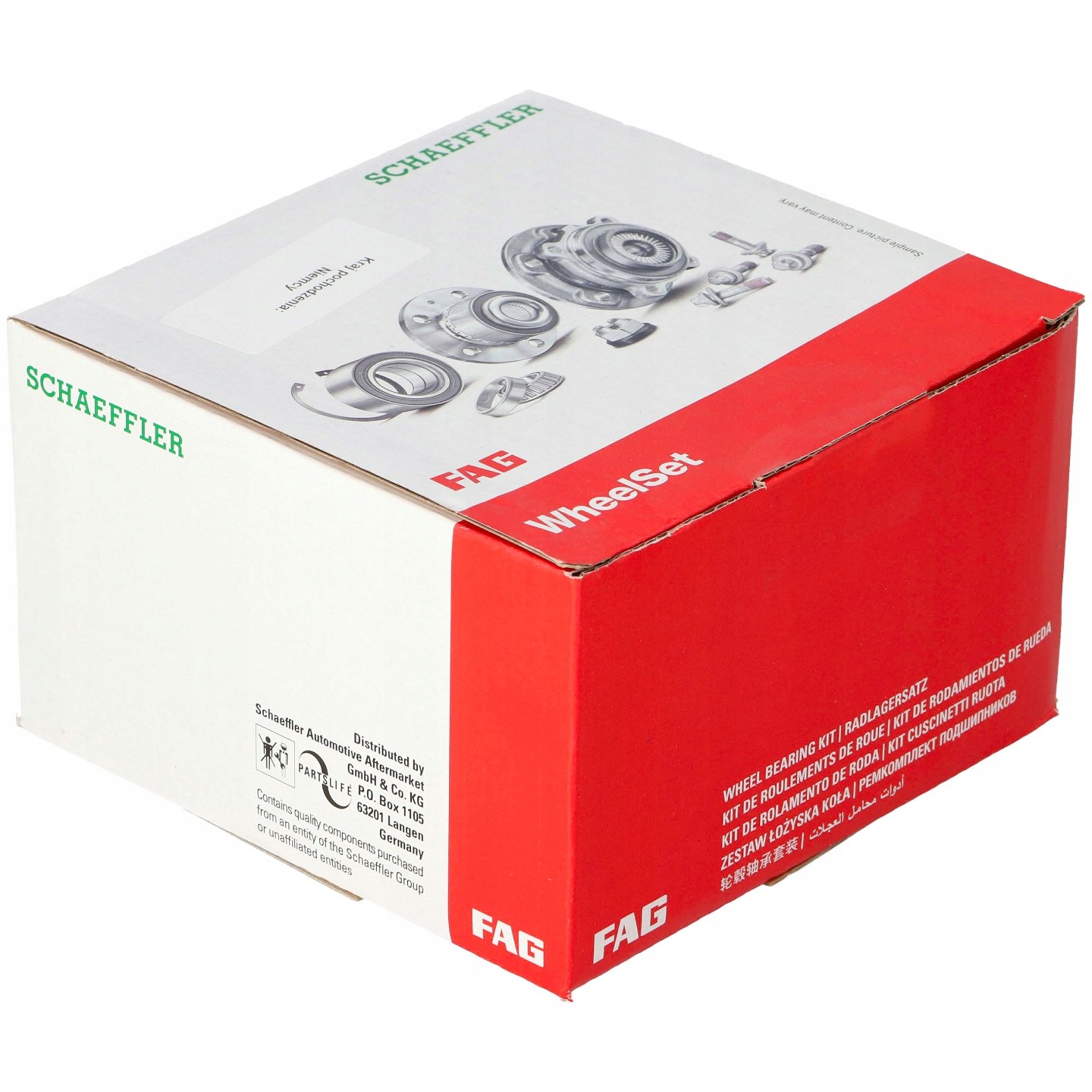 Zestaw łożyska koła tył Schaeffler FAG 566283.05.AM Łożysko koła DAF CF XF