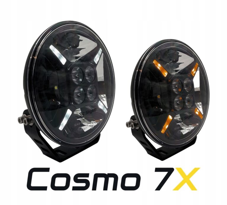 LAMPA DALEKOSIĘŻNA SKYLED COSMO 7X FULL LED 60W PODWÓJNE POZYC.