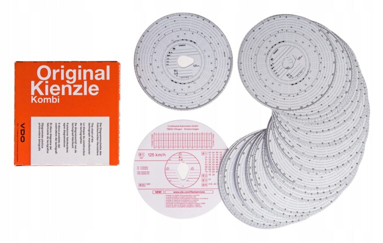 Wykresówki do tachografu tarczki Kienzle 125-24EC4K 100 sztuk