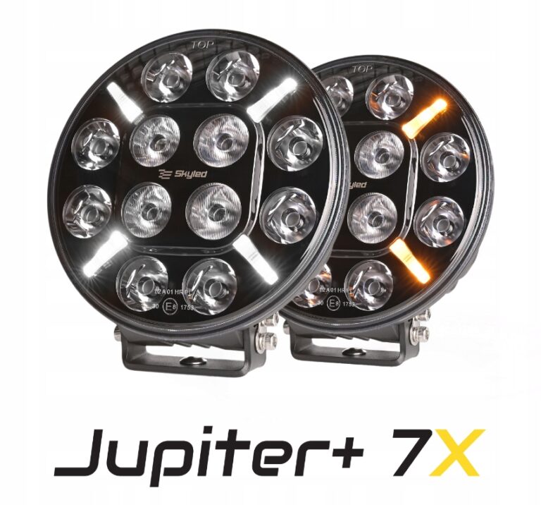 Reflektor SKYLED Jupiter+ 7X FI180 biała i pomarańczowa pozycja