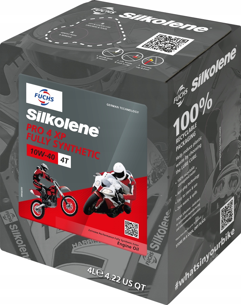 Olej silnikowy Fuchs Silkolene Pro 4 XP 4T 10W-40