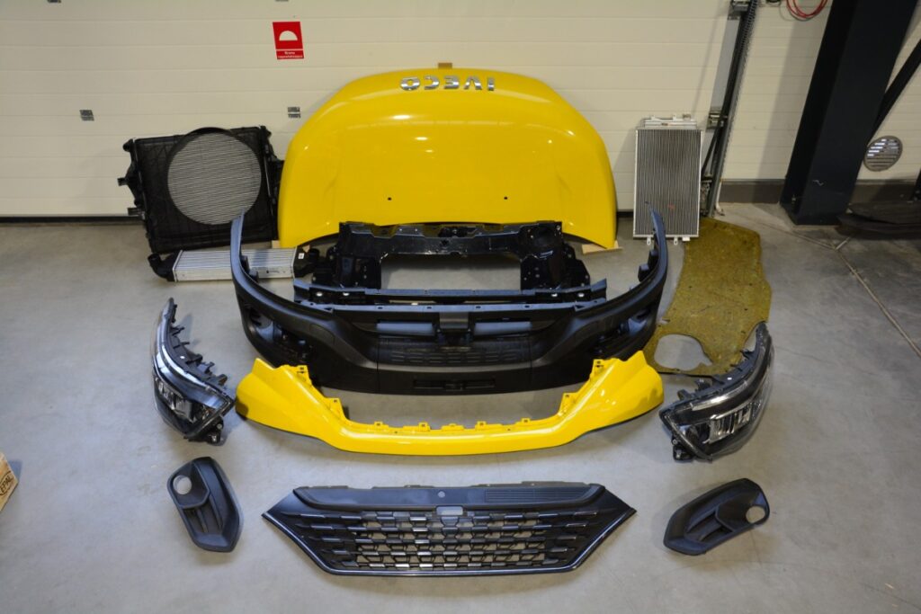 IVECO DAILY 6 VI LIFT 2019- MASKA ZDERZAK CHŁODNICA INTERCOOLER LAMPA GRILL
