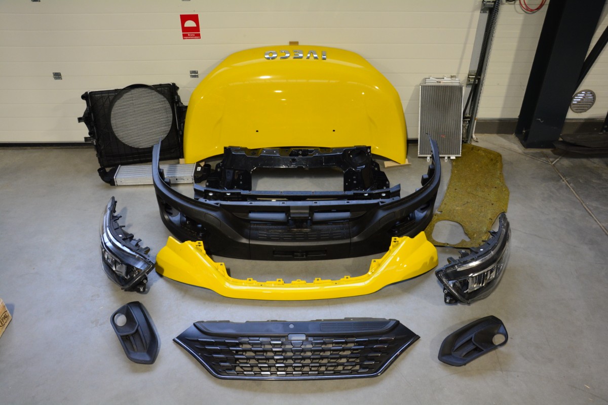 IVECO DAILY 6 VI LIFT 2019- MASKA ZDERZAK CHŁODNICA INTERCOOLER LAMPA GRILL