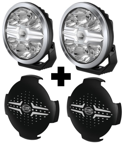 Reflektor dalekosiężny Hella Zestaw osłona Chrome Blade 9" 1FJ357199901